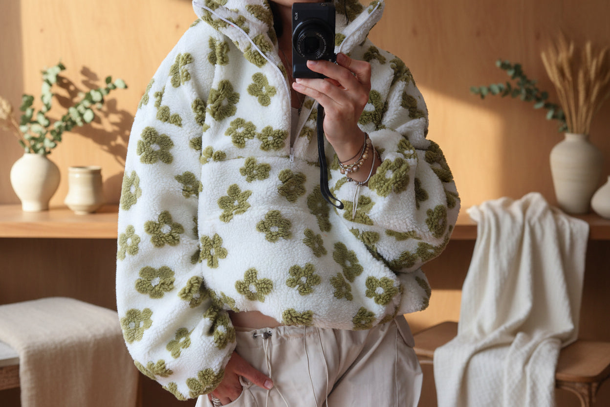 LambSoft Flower Hoodie