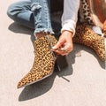 Explosive high-heeled thick-heeled Martin boots women