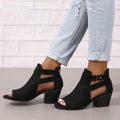 Women's Buckle High Heel Sandals