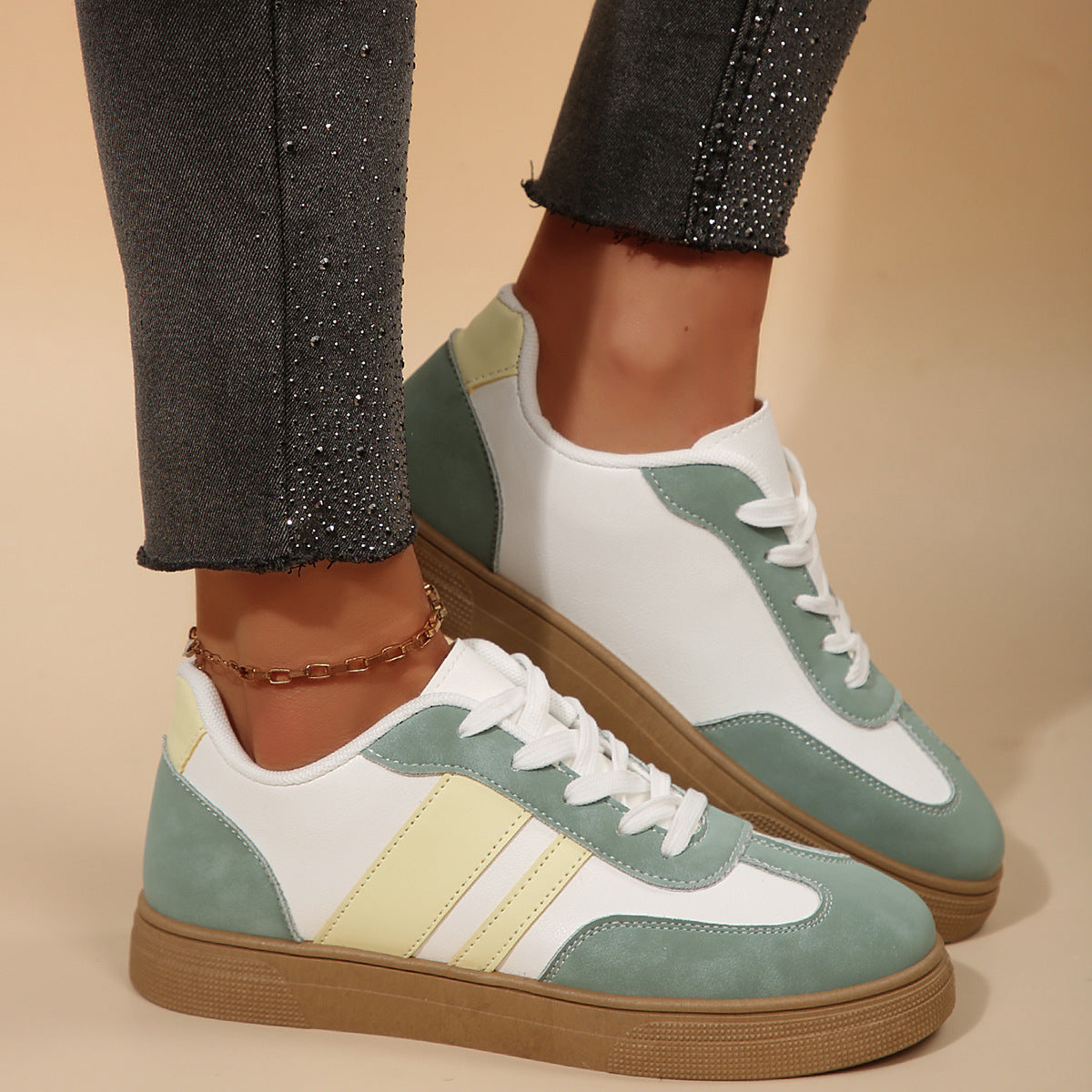 Assorted Colors Retro Sports Women's Shoes White Shoes