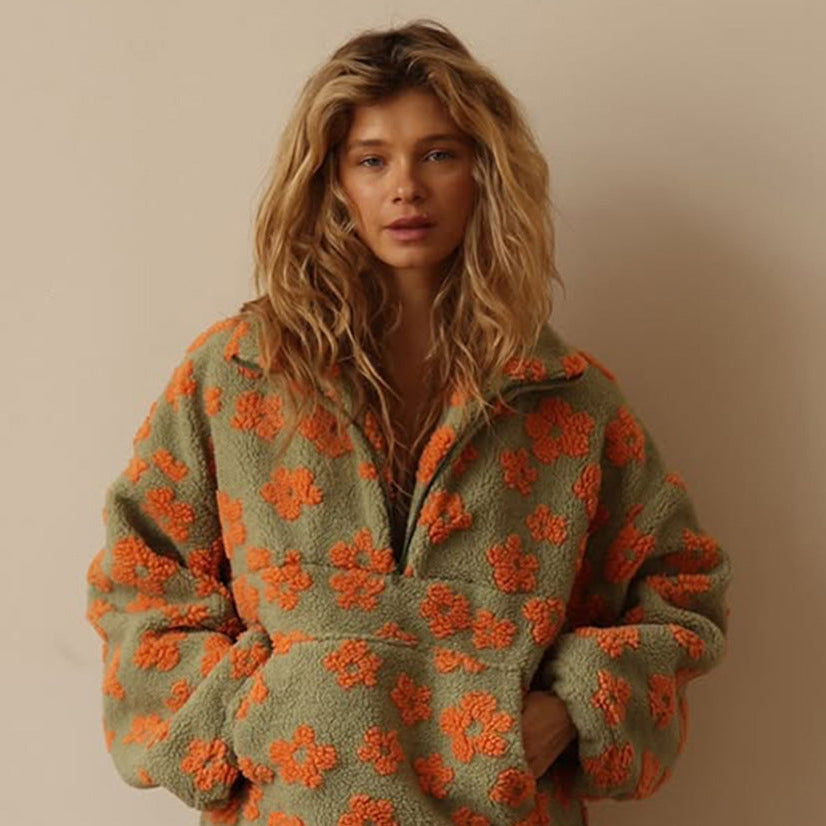 LambSoft Flower Hoodie