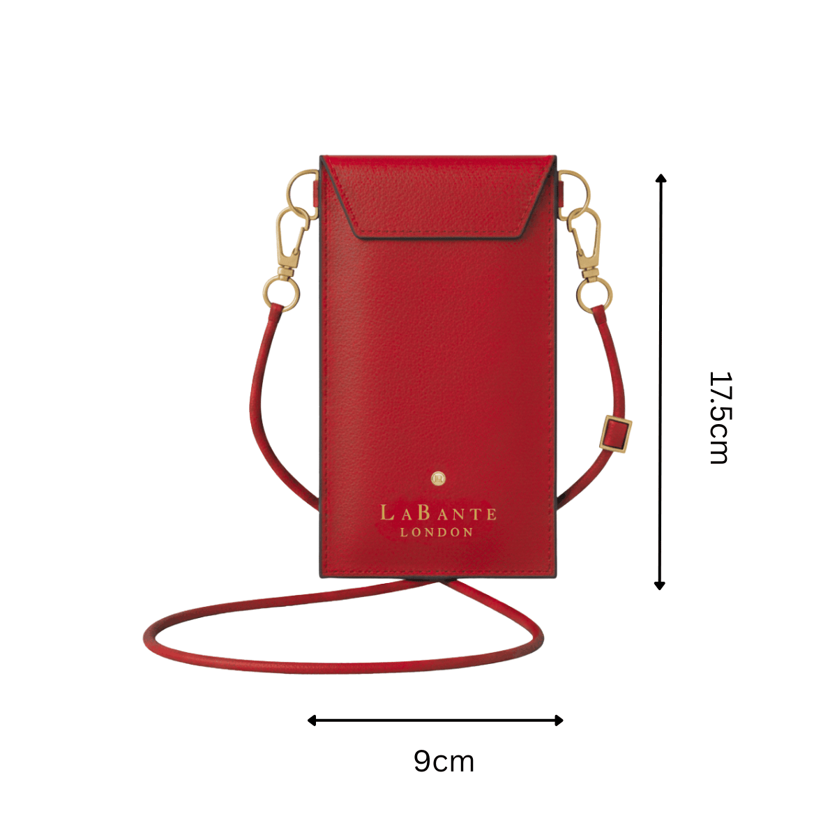 Cancun Red Plant Based Phone & Card Crossbody (Pre-Order For delivery July 28th)