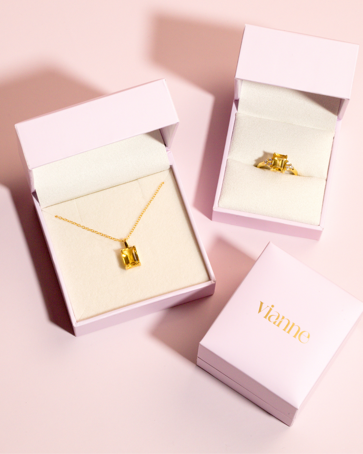 Ombre Blue Topaz Five Stone Ring in 18k Gold Vermeil