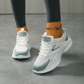 Kenike women's lightweight low-top air cushion sports shoes with breathable knitted upper, casual and comfortable footwear.
