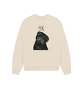 Snorty Potato Oversized Sweatshirt – Cozy, Just Like Your Pug!
